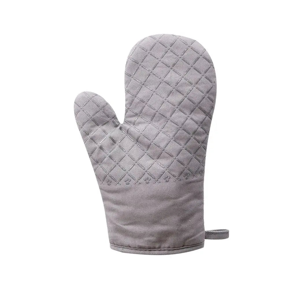 Microwave Cotton Baking Gloves – Anti-Scalding Heat-Resistant Oven Mitts, Non-Slip Insulation for Bakeware