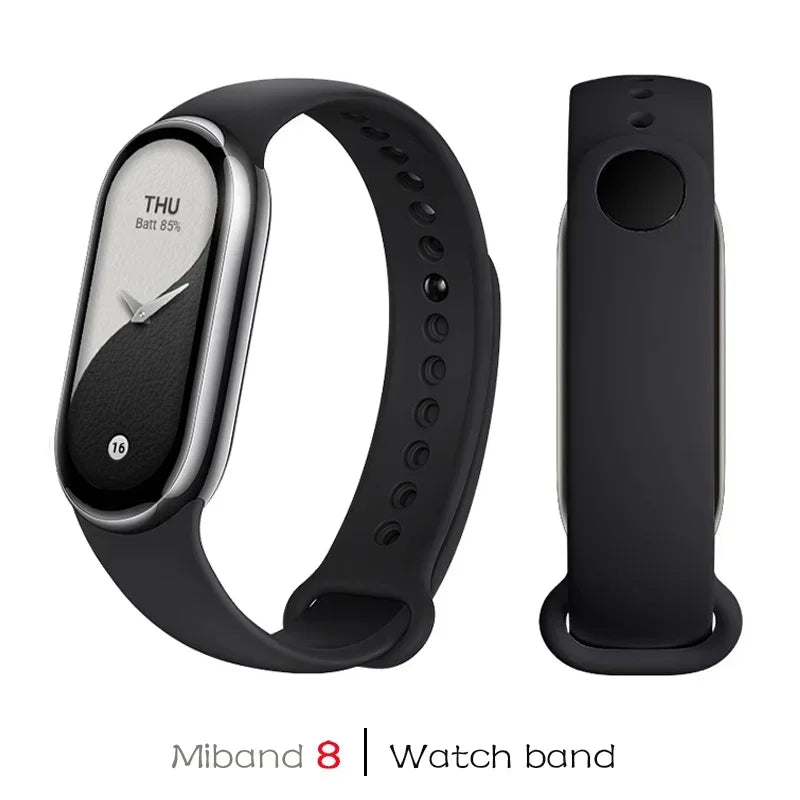 Waterproof Silicone Sport Strap for Xiaomi Mi Band 9/8/NFC – Replacement Smart Bracelet Accessory