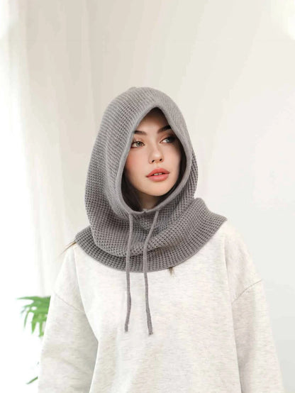 Women’s Winter Beanie Hat with Knit Balaclava – Neck Warmer & Ski Snow Scarf