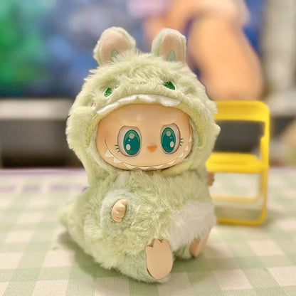 13 Styles Cute Mini Plush Doll Clothes - Outfit Accessories for Kpop Exo Labubu II Idol Dolls, Jumpsuits & Party Clothing