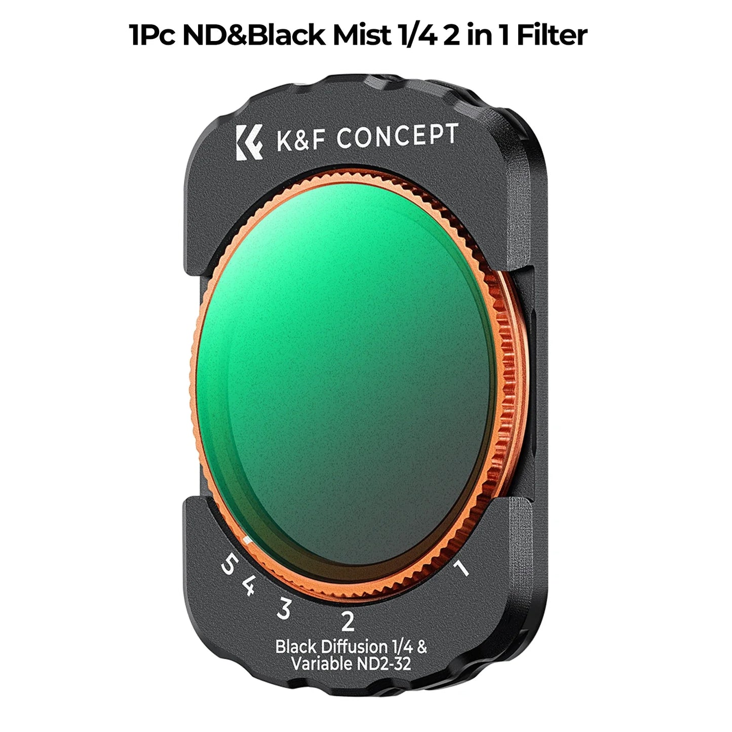 K&F Concept Filter Set for DJI Osmo Pocket 3 – UV, CPL, ND/PL, Black Mist, Star & 1.2X Wide-Angle Lens Effects
