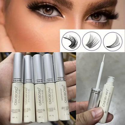 7g Waterproof Eyelash Glue Gel — Strong Hold for False, Individual & Cluster Lashes, Professional Salon & Home Use