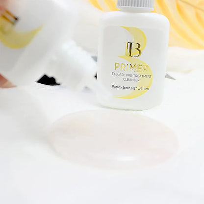 IBeauty Super Bonder Banana Primer — Fast-Dry, Long-Lasting Korean Eyelash Extension Adhesive Booster