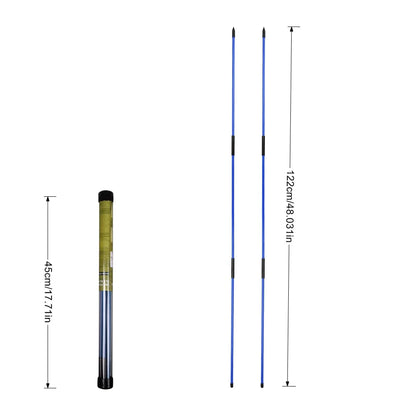 6 Colors Golf Alignment Sticks – Collapsible Practice Rods for Putter Green & Swing Training Tools