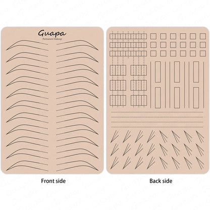 Microblading Practice Skin Sheets — Eyebrow Segment Tip Joint Texture for Semi-Permanent Makeup Training
