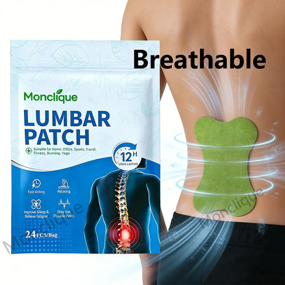 Lumbar Massage Patches - Moxibustion Hot Compress Stickers for Waist Relaxation & Muscle Comfort