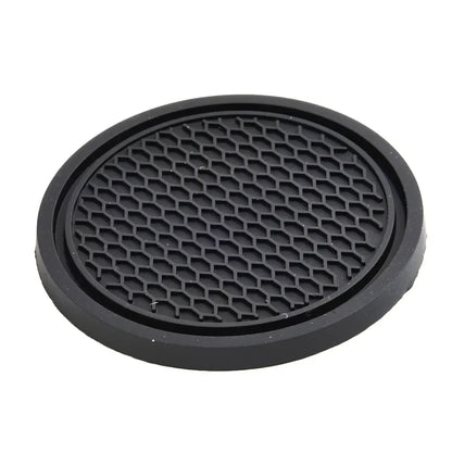 Universal Black Anti-Slip Car Cup Holder Coaster Pads – Interior Accessories for Most Vehicles