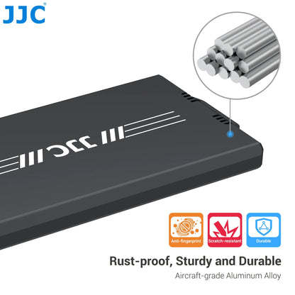JJC 18-Slot Memory Card Case – Pop-Up SD, MicroSD, Nano SIM & NM Card Holder with Carabiner