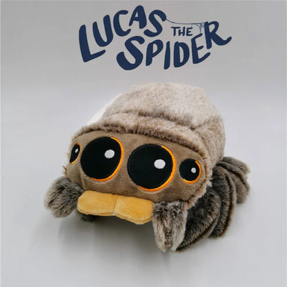 Black Spider Plush Toy — Soft Stuffed Animal Pillow, Little Lucas Anime Game Room Decor & Kids Gift