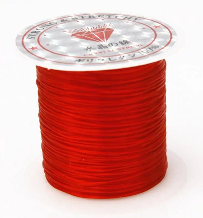 10M Strong Elastic Crystal Beading Cord – 1mm Stretch Thread for DIY Bracelets, Necklaces & Jewelry Making