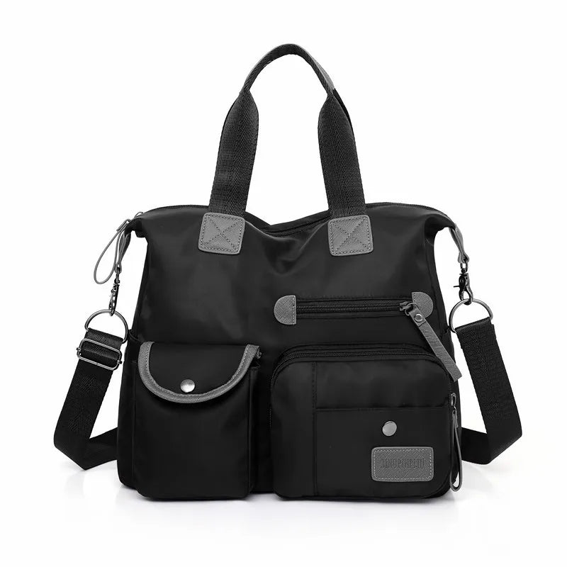 New Fashionable Minimalist Nylon Crossbody Bag - Waterproof, Multi-Functional, Large Capacity with Zipper for Women, Ideal for Travel