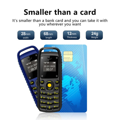 SERVO B25 Super Mini Mobile Phone – Dual SIM, Magic Voice, Bluetooth, Blacklist, Alarm Clock, 2G Feature Cellphone