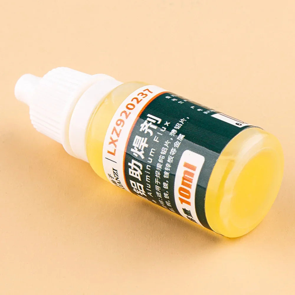 10ml Soldering Flux Liquid — Aluminum & Copper Electronics Flux for 18650 Battery Soldering, No-Clean