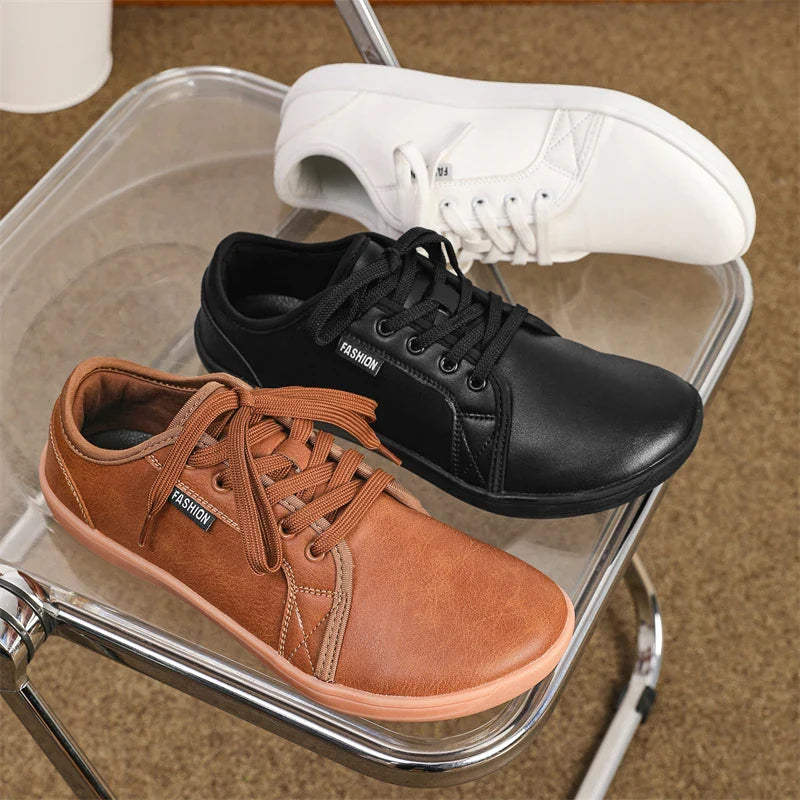 Men's Barefoot Trail Walking Shoes 8888 - Wide Toe Box, Minimalist, Breathable, Comfortable