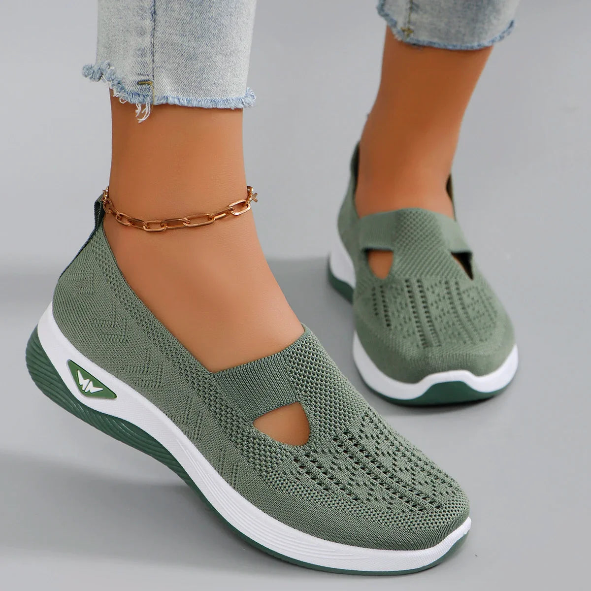 Spring Women's Sports Shoes – Breathable, Lightweight, Non-Slip, Wear-Resistant Casual Sneakers