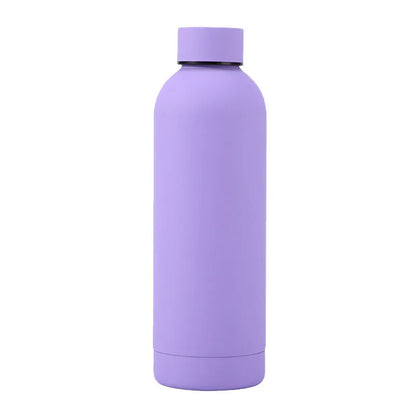 500/750ML Stainless Steel Thermos Cup – Outdoor Sports Kettle, Rubber Paint, Double-Walled Insulated Water Bottle