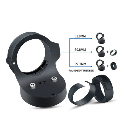 CYCLAMI Bicycle Lamp Mount — Bike Seatpost Bracket & Taillight Holder for Garmin Varia Radar RVR315, RTL510/515/500