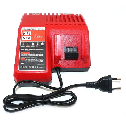 Original Milwaukee M18 18V 12000mAh Power Tool Battery – Includes Charger, BR, XC, M18B5, 48-11-1860, Built-in 21700 Battery