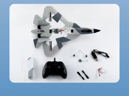 RC SU-35 Foam Fighter Jet – 2.4G Remote Control Glider Airplane Toy for Kids & Boys
