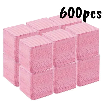 Lint-Free Nail Wipes - Aluminum-Free Gel Cleansing Tissues & Nail Polish Remover Pads for Nail Art Beauty Care