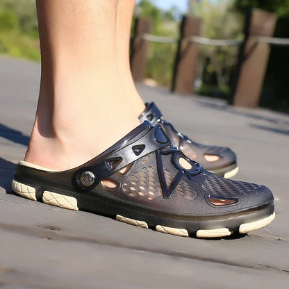 MAEDEF Men’s Summer Slippers – Anti-Slip, Wear-Resistant Comfortable Beach & Home Sandals