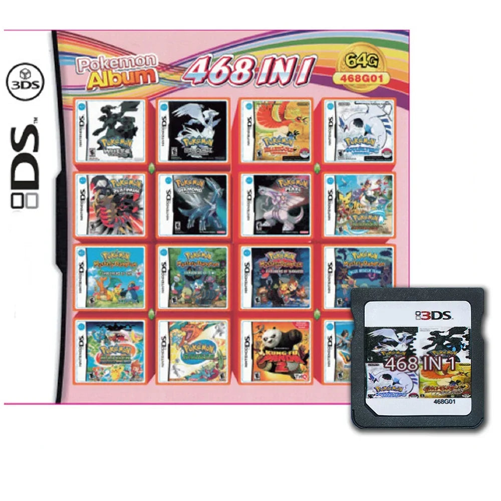 4300-in-1 Multi Game Cartridge — DS/NDS/3DS/NDSL Handheld R4 Video Game Card