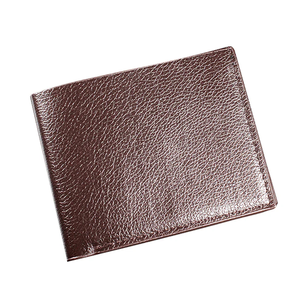 Mini Slim Zipper Card Wallet for Men — Portable Ultra-Thin Black Purse for ID, Bank & Credit Cards