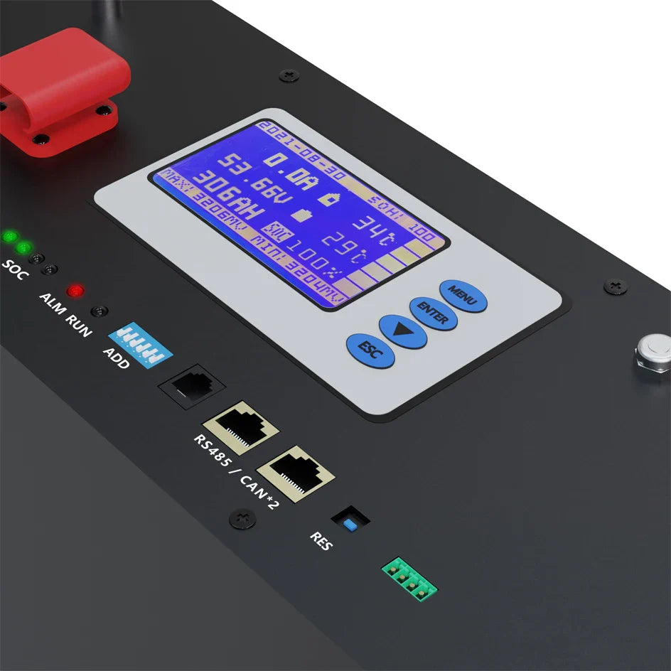 LiFePO4 48V 300Ah 15kWh Battery Pack – 6000+ Cycles, Bluetooth, RS485 CAN BMS, 51.2V Options, EU Stock