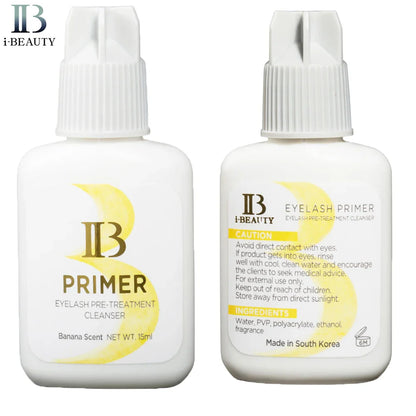 I Beauty Eyelash Extension Glue Primer — Banana Scent Clear Primer 15ml for Professional Use