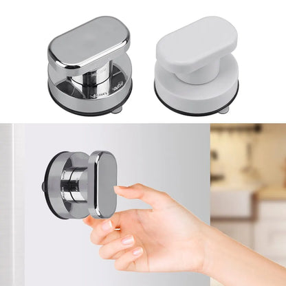 No Drill Bathroom Safety Grab Bar - Anti-Slip Suction Cup Shower Handle for Bathtub & Elderly Support