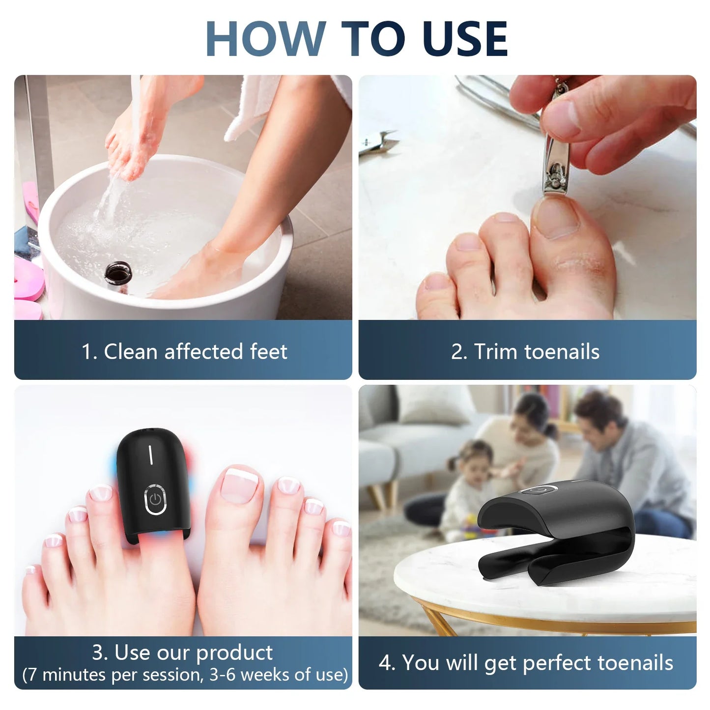 Fast Nail Fungus Repair with Fungal Nail Laser Device - Effective Onychomycosis Treatment