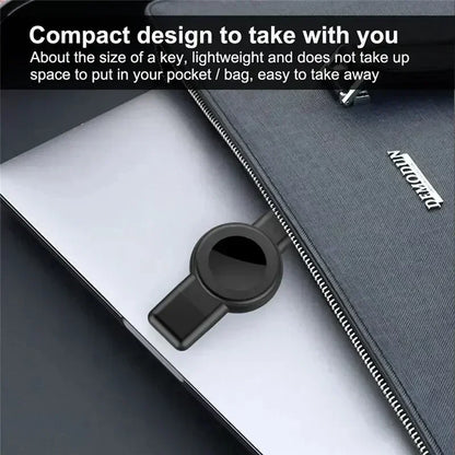 Magnetic Wireless Watch Charger USB-C — Fast Charging for Apple Watch 9/8/7/6/5/4/SE & Samsung Galaxy Watch 7/6/5/4 Active 1/2