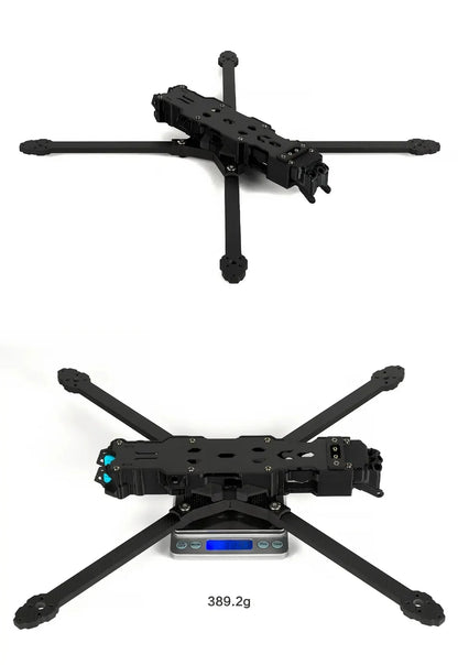 Axisflying Manta 10 X Lite 10-Inch FPV Drone — BNF Long Range Heavy Payload Cinematic Drone with 5.8G Analog VTX, 402mm Wheelbase