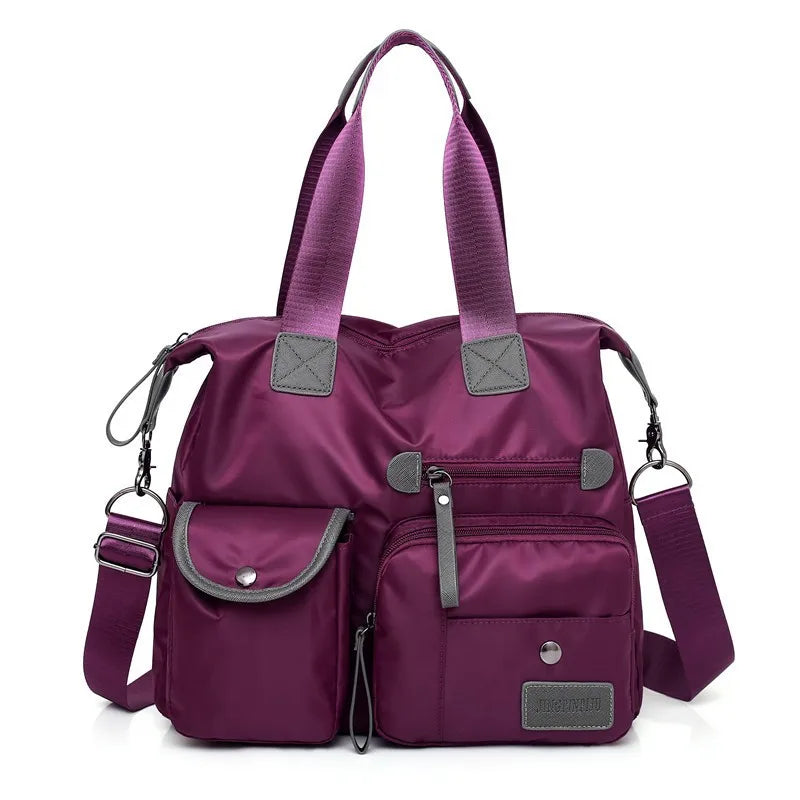 New Fashionable Minimalist Nylon Crossbody Bag - Waterproof, Multi-Functional, Large Capacity with Zipper for Women, Ideal for Travel