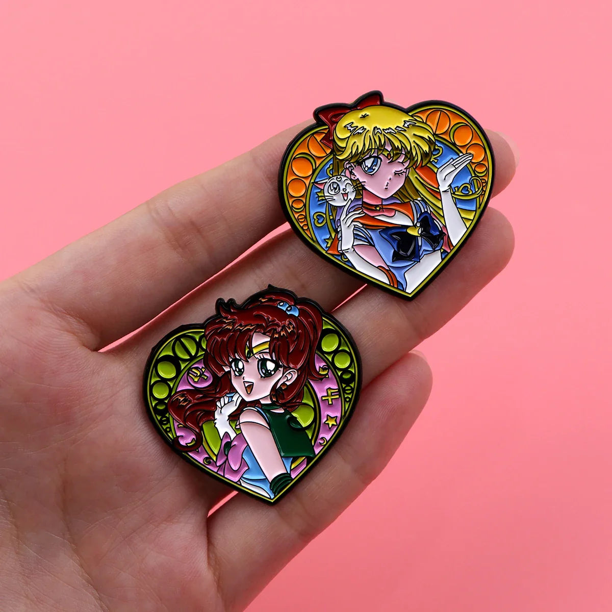 Cartoon Anime Enamel Brooch Pins – Kawaii Metal Badge Jewelry for Clothing & Backpack Gifts
