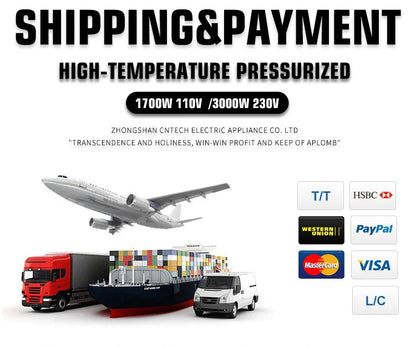 3000W Handheld Steam Cleaner – High-Pressure & High-Temperature Alkaline Disinfection for Kitchen, Car, and Air Conditioning