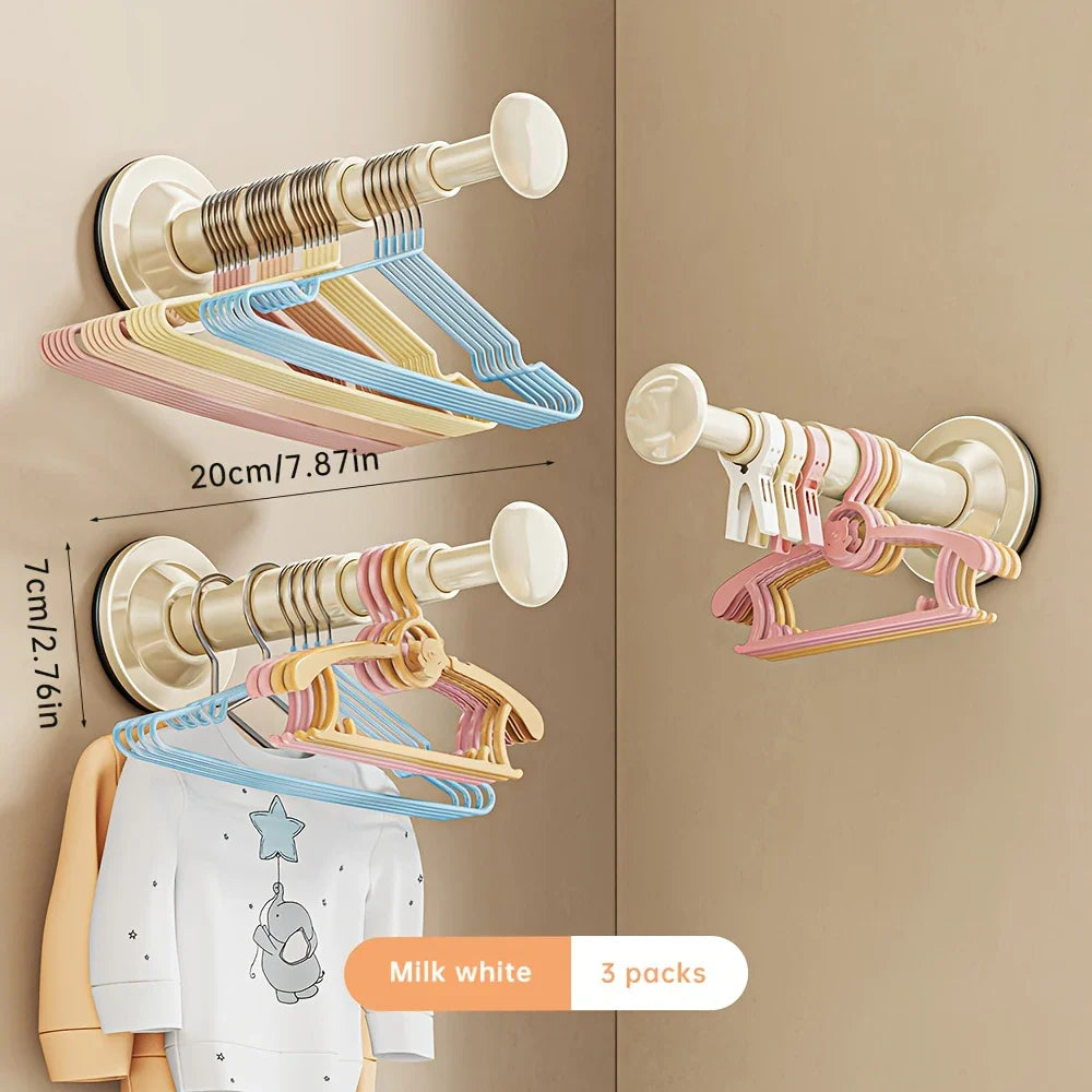 Suction Cup Wall Hanger - Multi-Function Clothes & Household Storage Rack