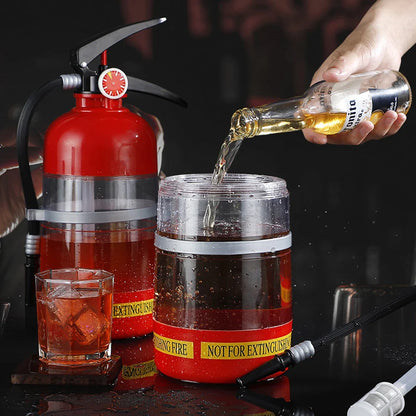 1.5L Wine & Beer Drink Dispenser — Fire Extinguisher Style Pourer for Wine, Spirits & Party Beverages, Bar Accessory