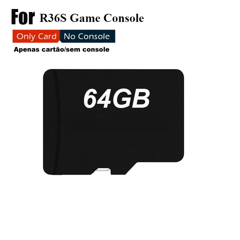 BOYHOM V5 SD Card for R36S Handheld Console – 64GB/128GB/256GB Game Storage for 3.5" IPS Linux Portable Player