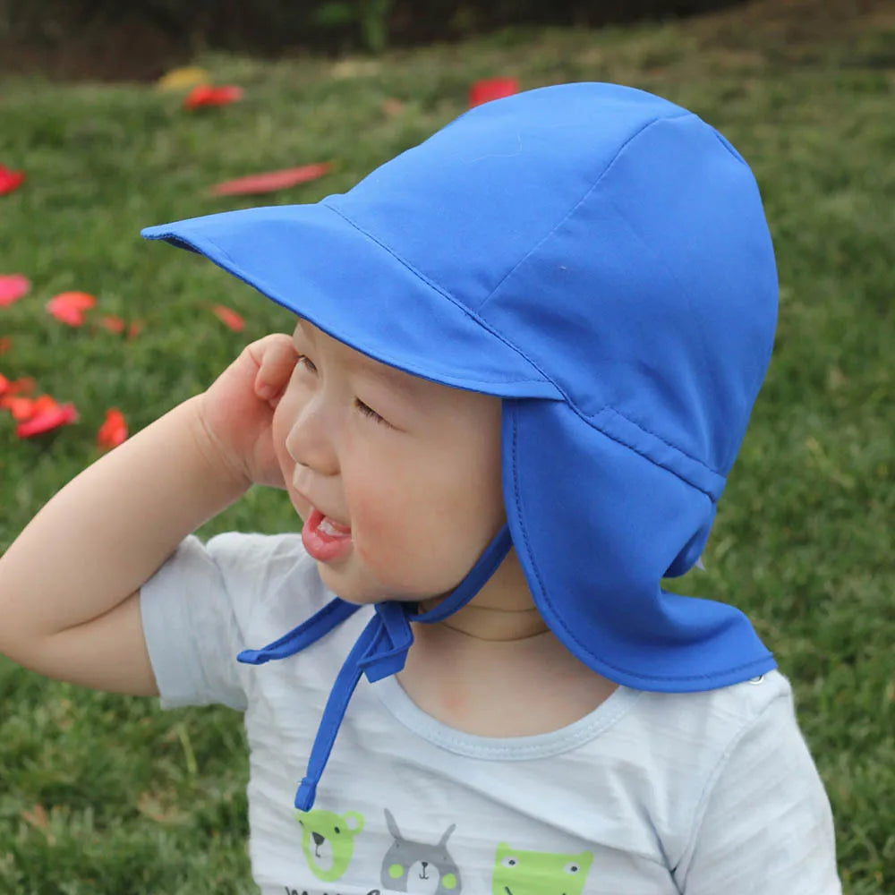 Quick-Drying Children's Bucket Hats - Wide Brim Sun Caps for Kids 3 Months to 5 Years Old, UV Protection, Beach & Outdoor Essential