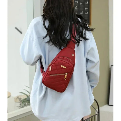 Best-Selling Women's Embroidered Backpack – Crossbody Leisure Shoulder Bag with Composite Fabric