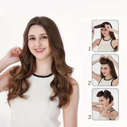 Heatless Hair Curler Headband - Satin No-Heat Curling Rod for Overnight Hair Styling