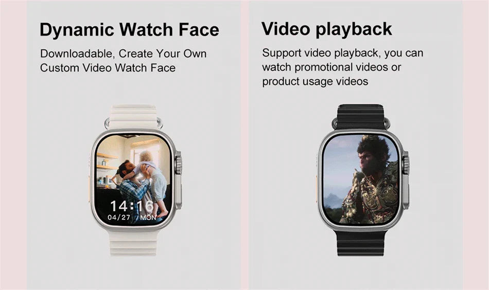 2025 DT Ultra 3 Pro Smartwatch – NFC, Bluetooth Call, Music & Video, Waterproof for Android & iOS, 32GB
