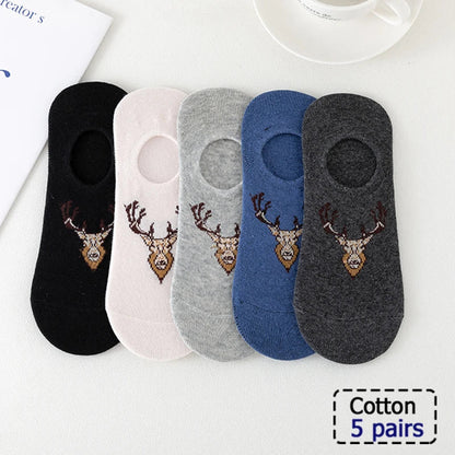 5/10 Pairs Striped Harajuku Retro Socks - Casual, Breathable Cotton Socks for Men & Women