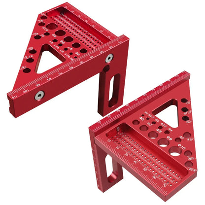 Carpenter Multi-Angle Precision Square – Aluminum T-Square Ruler for Woodworking, Construction & Engineering