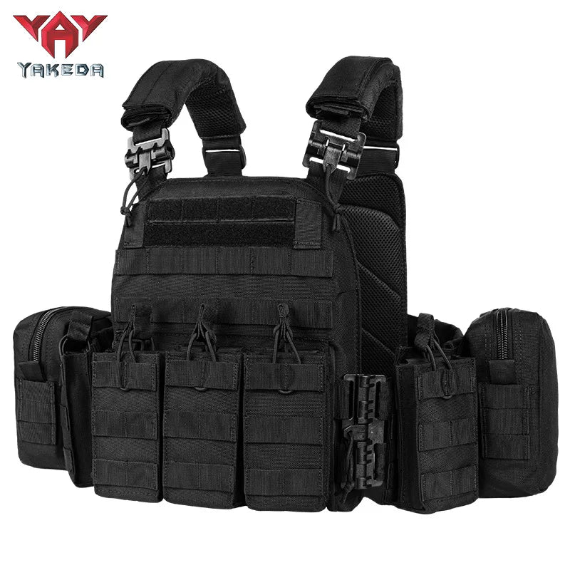 YAKEDA Quick-Disassembly Training Vest – Detachable, Expandable, Comfortable, Breathable, Wear & Tear-Resistant
