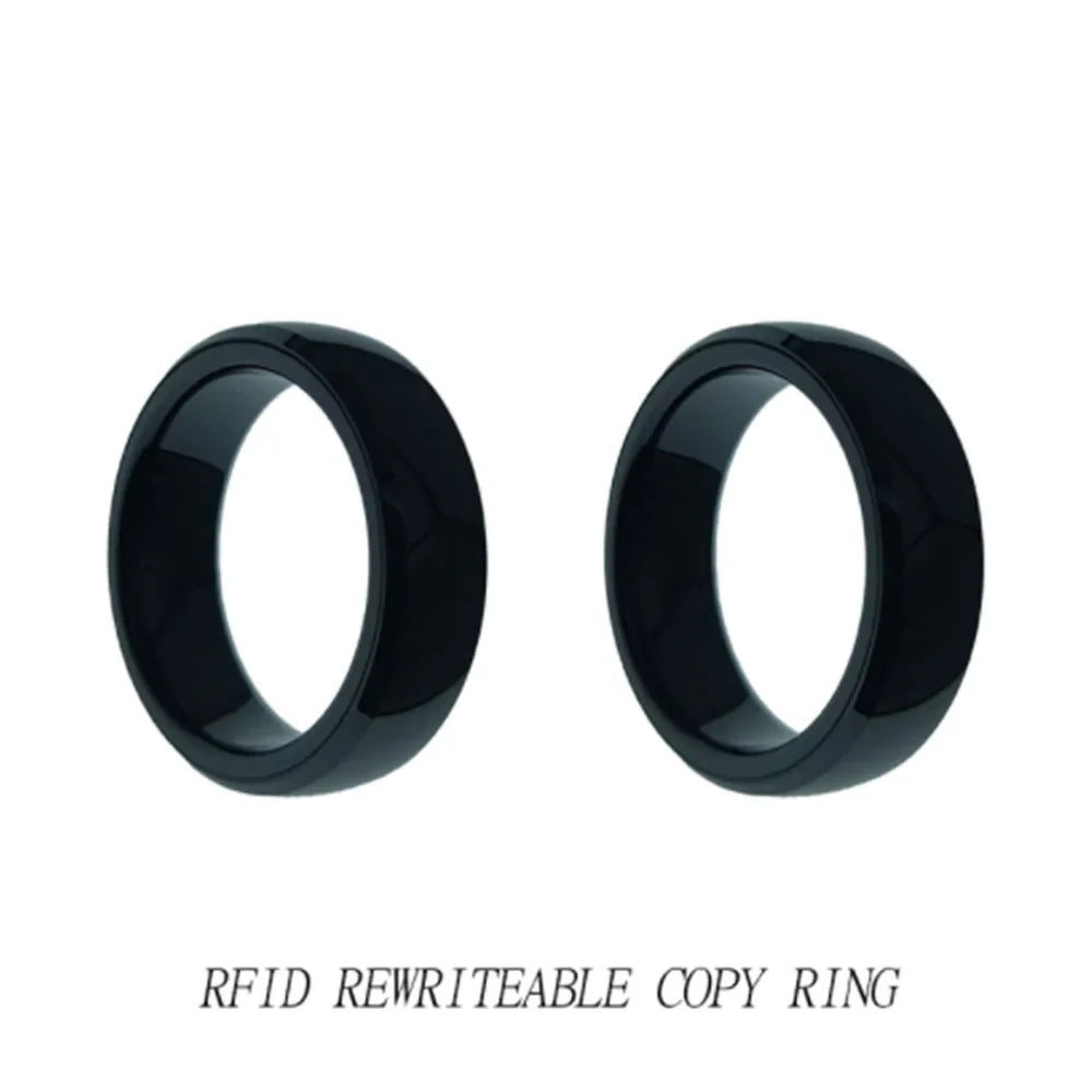 RFID Smart Dual Chip NFC Ring – Waterproof ID+IC Tag, Rewritable CUID T5577 Badge for Copy & Clone