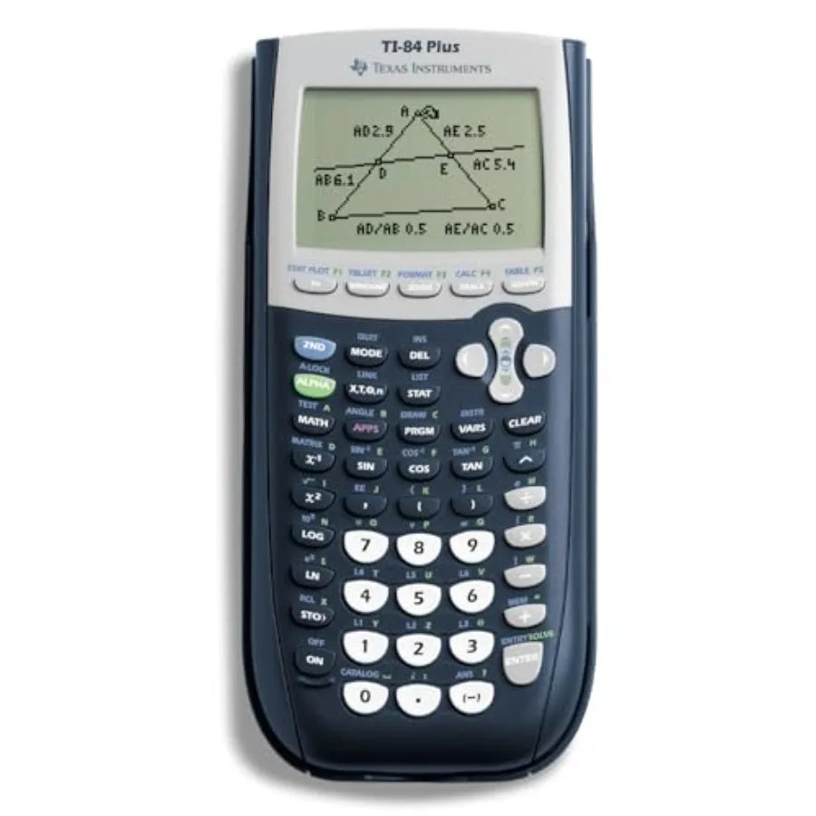 TI-84 Plus Graphing Calculator – High-Resolution Display Scientific Graphics Calculator for Advanced Math, Algebra & Engineering Use