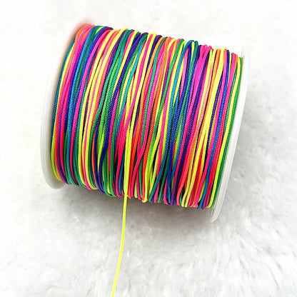 Nylon Macrame Cord Thread (0.4–1.5mm) – Braided DIY Bracelet, Beading & Tassel String