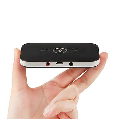 Upgraded Bluetooth 5.3 Audio Transmitter & Receiver – RCA, 3.5mm AUX, USB Wireless Adapter for Car, PC, TV & Headphones
